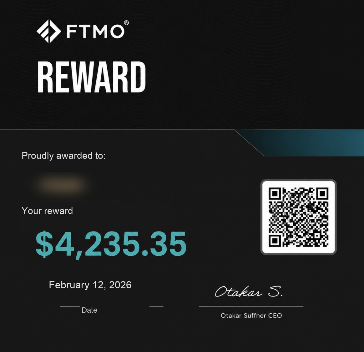 FTMO reward payout